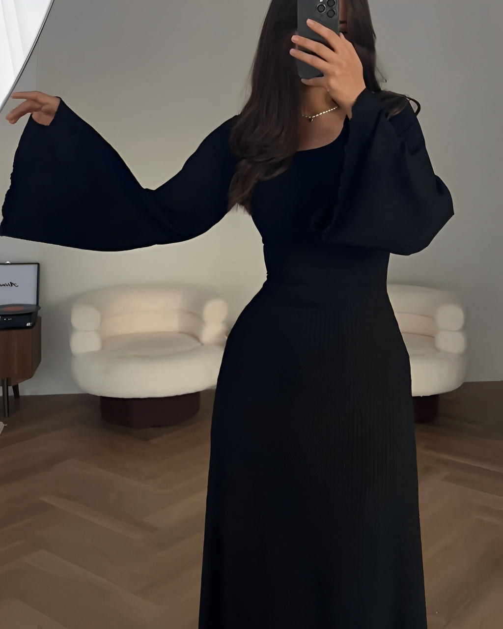 Baba Elegantes Maxikleid aus Strick