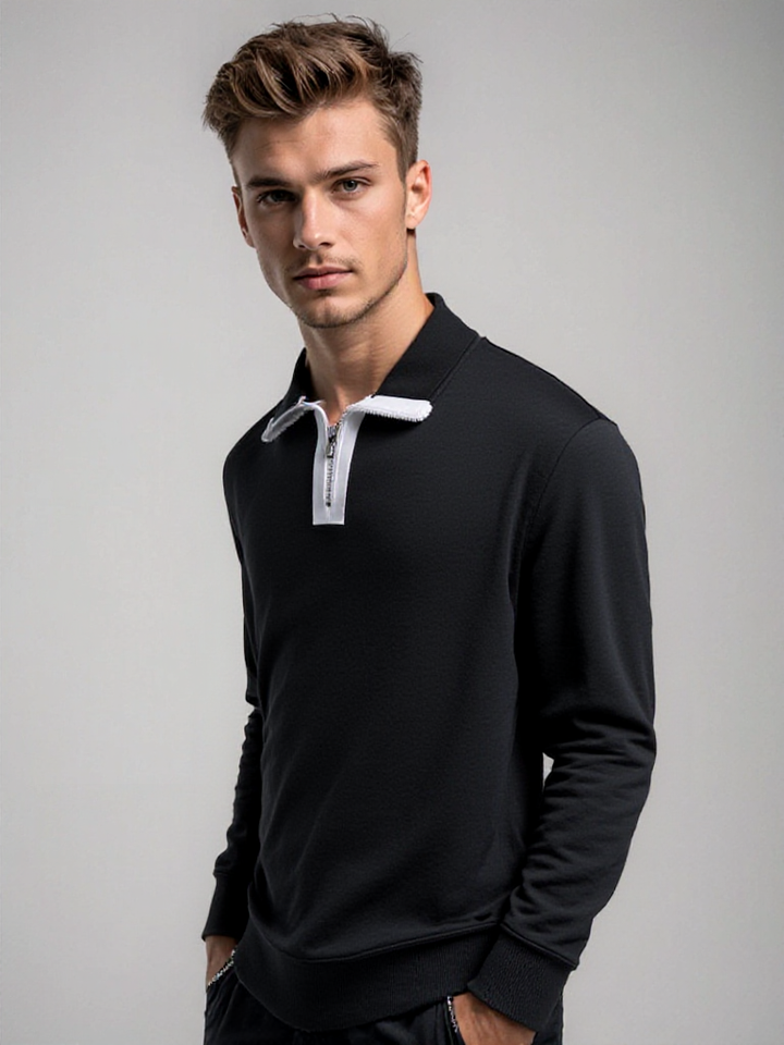 Jay Klassisches Polo mit Schleife