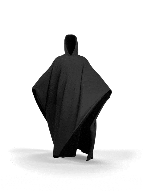 Sansan™ - Mantel Hoodie (beschwert)