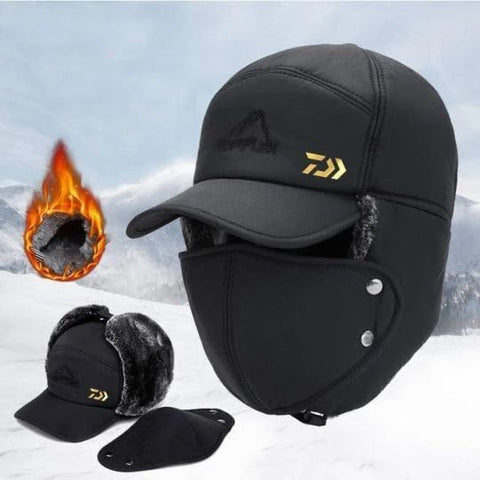 Edward® - Thermomütze mit Ohrenschützern und Gesichtsmaske!