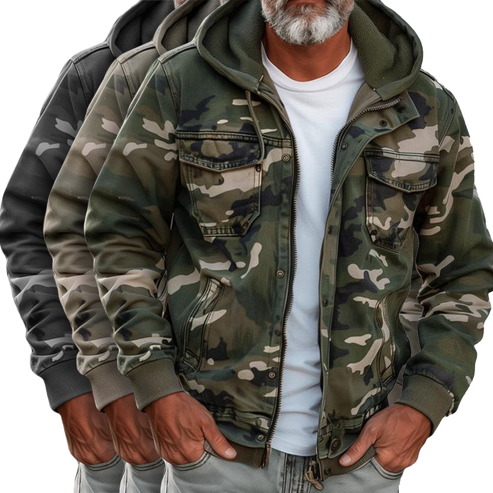 Mac - Jacke Mit Tarnmuster