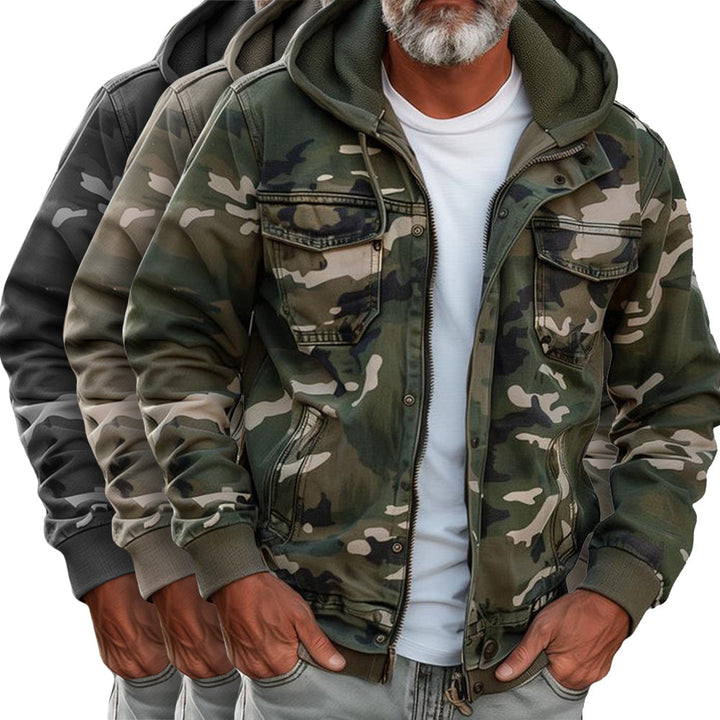 Mac - Jacke Mit Tarnmuster