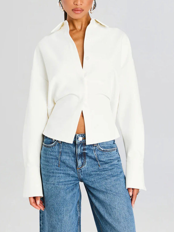 Iris™ Weiße Bluse