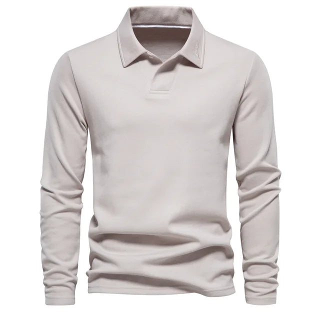 Carlos | Langarm-Poloshirt