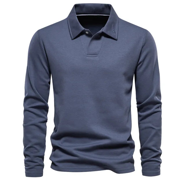 Carlos | Langarm-Poloshirt