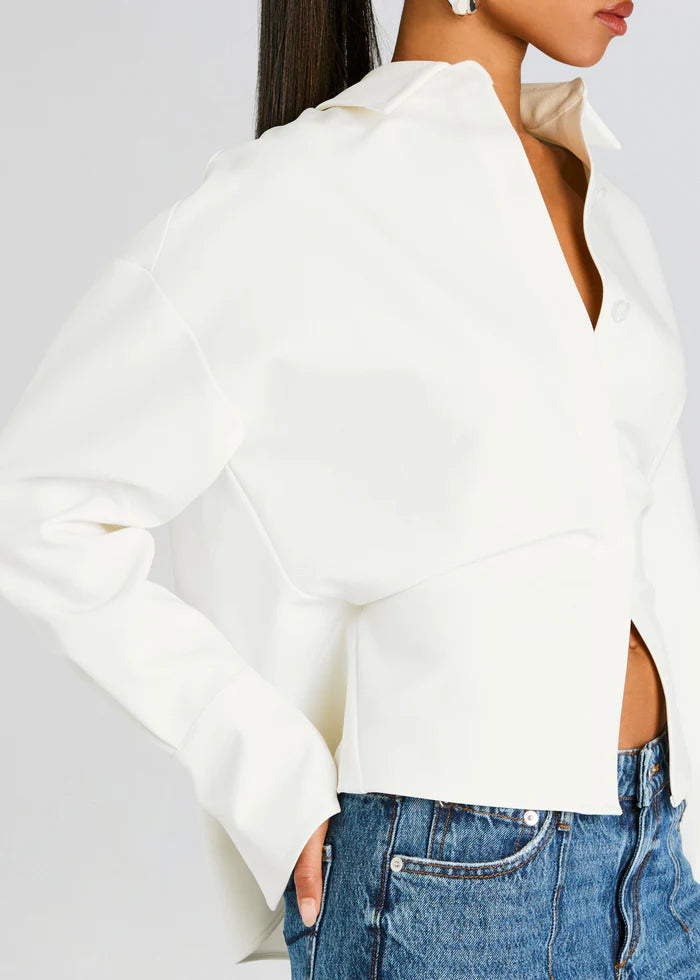 Iris™ Weiße Bluse