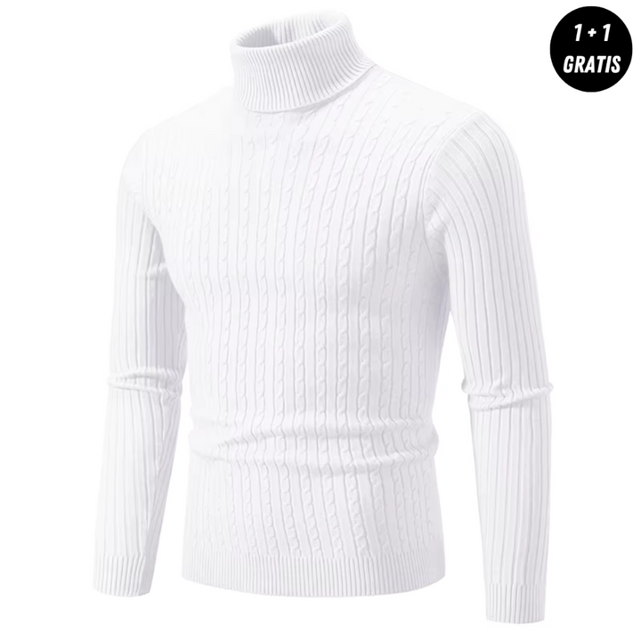 Asael | Warmer Strickpullover mit Rollkragen