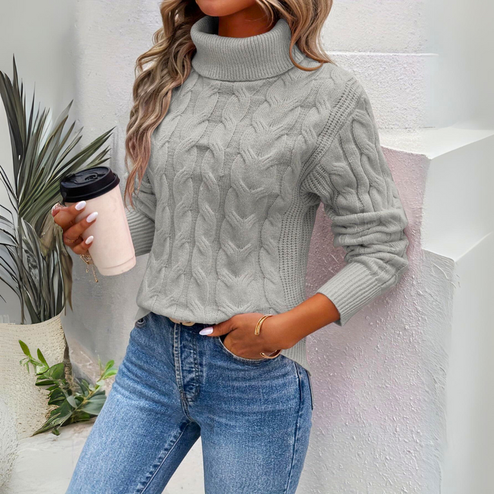 Mirabella | Warmer gestrickter Rollkragenpullover für Damen