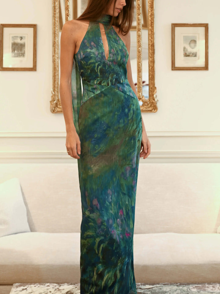 Vilma Maxikleid - Schwertlilien