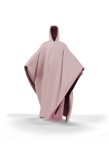 Sansan™ - Mantel Hoodie (beschwert)