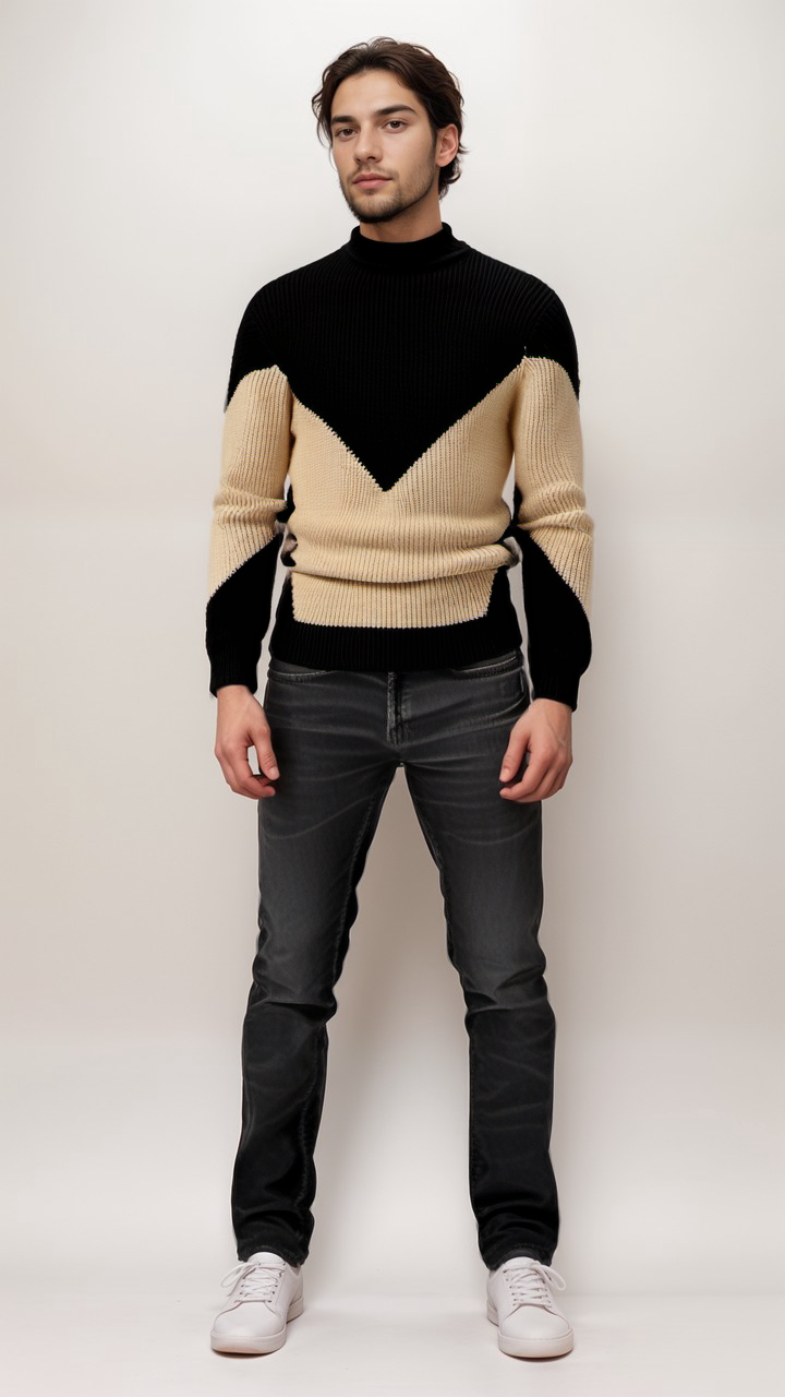 Rune | Moderner Strickpullover