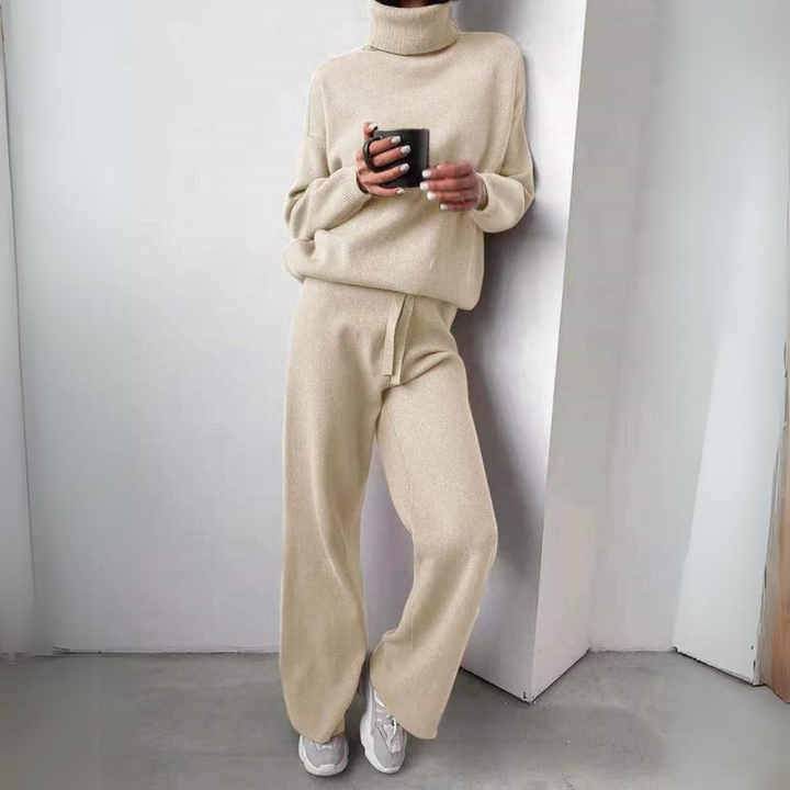 Carmel | 2-teiliges Set, Rollkragenpullover und lange Hose