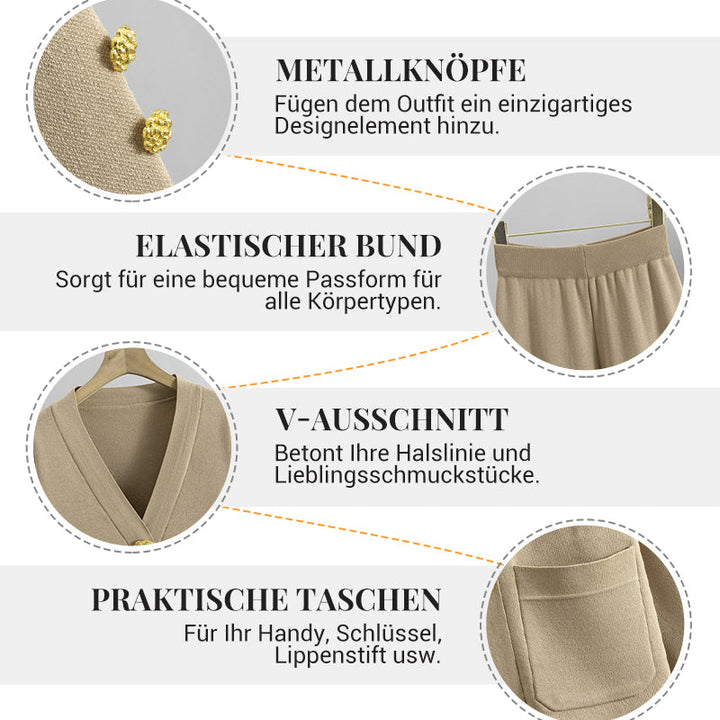 Vet-Elegantes 2-teiliges Set für Damen