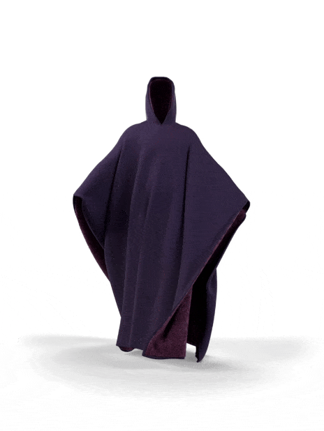 Sansan™ - Mantel Hoodie (beschwert)