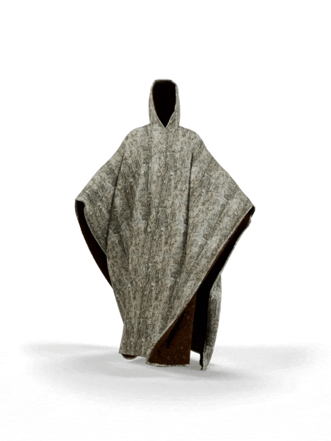 Sansan™ - Mantel Hoodie (beschwert)