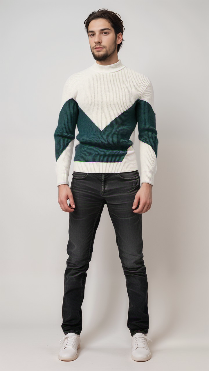 Rune | Moderner Strickpullover