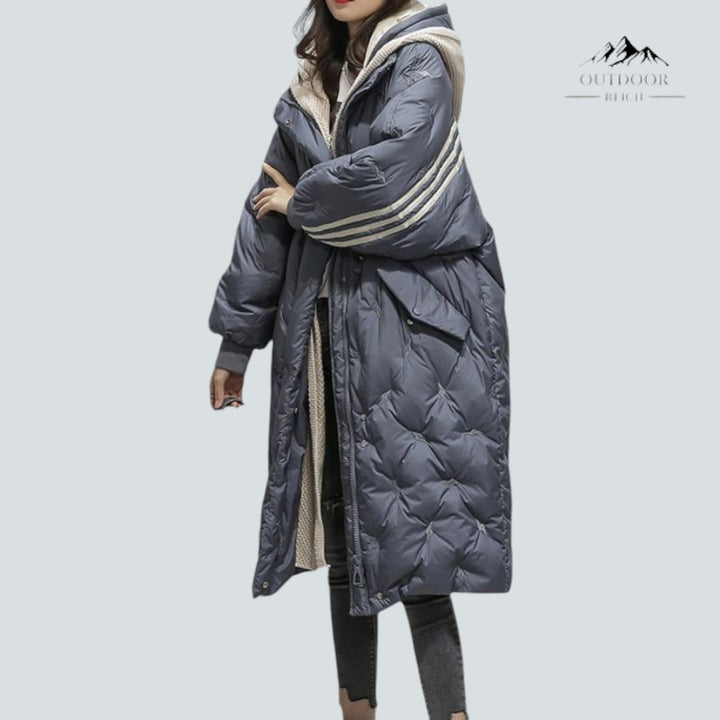 Ferisha | Lange gefütterte Jacke für Frauen