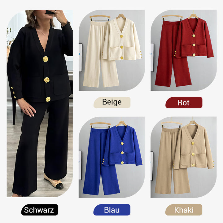 Vet-Elegantes 2-teiliges Set für Damen