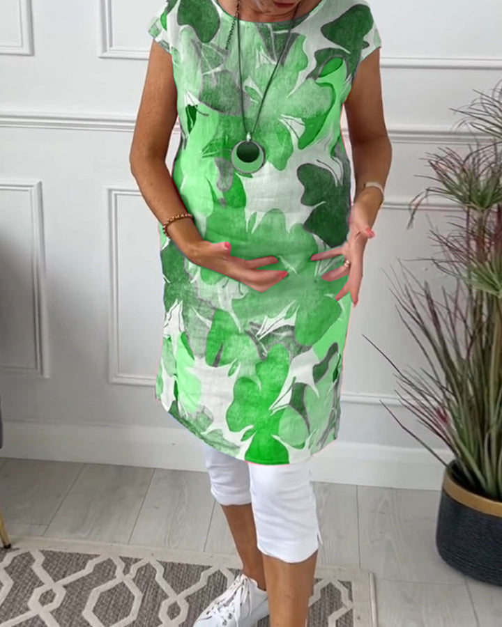 Molly™| Mehrfarbiges entspanntes langes Blumentop