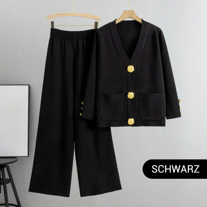 Vet-Elegantes 2-teiliges Set für Damen