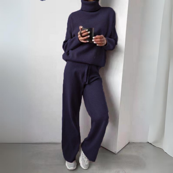 Carmel | 2-teiliges Set, Rollkragenpullover und lange Hose
