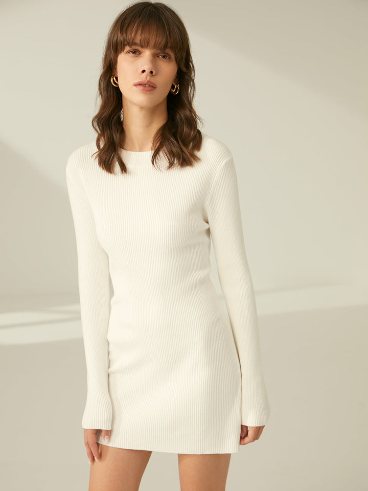 Pipa Elegantes Rippenkleid