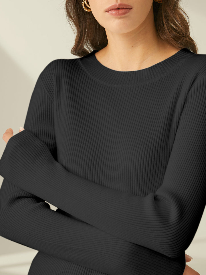 Pipa Elegantes Rippenkleid