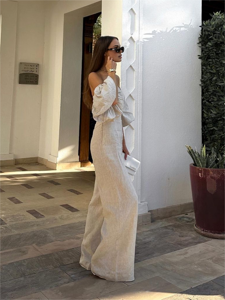 Yvette Luftiger Luxus-Jumpsuit