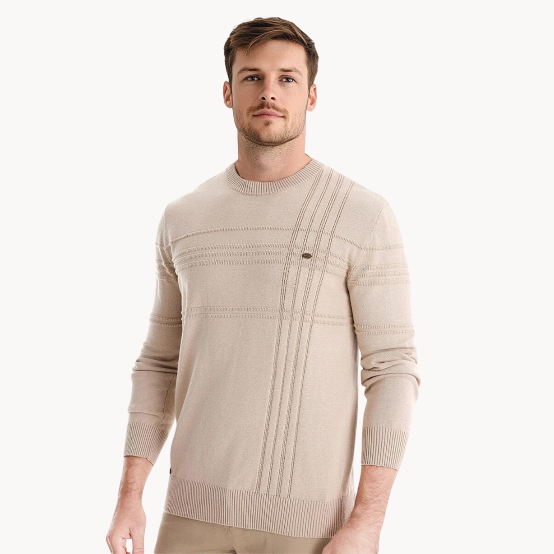 Van Tilburgh™ | Herren Pullover mit Karomuster