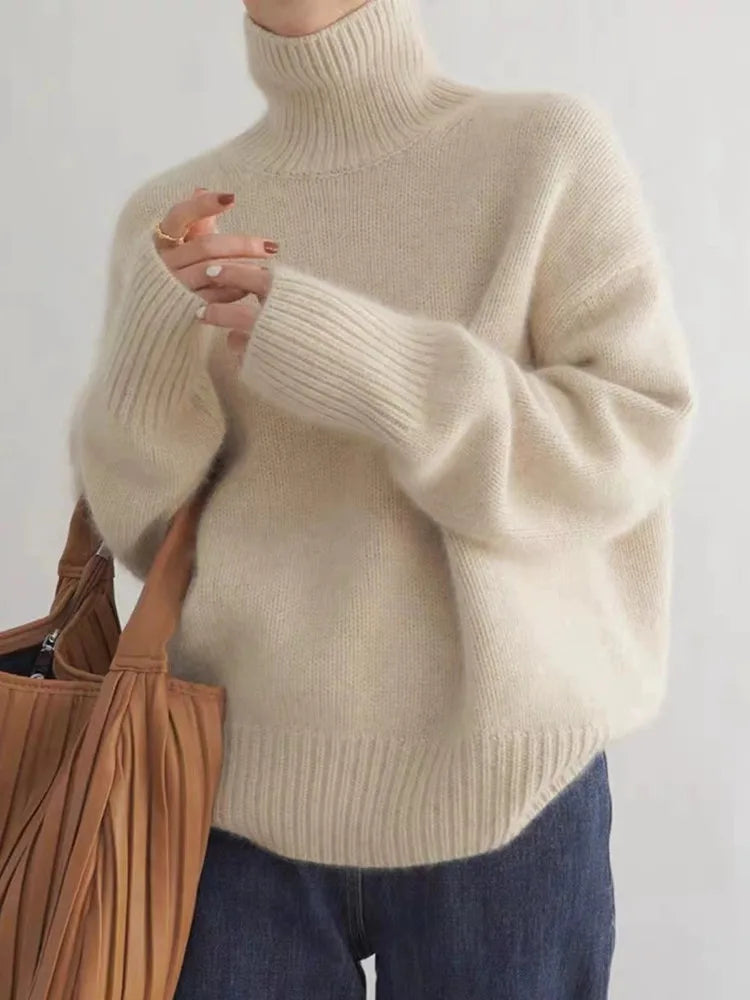 Irina | Rollkragenpullover aus Wolle