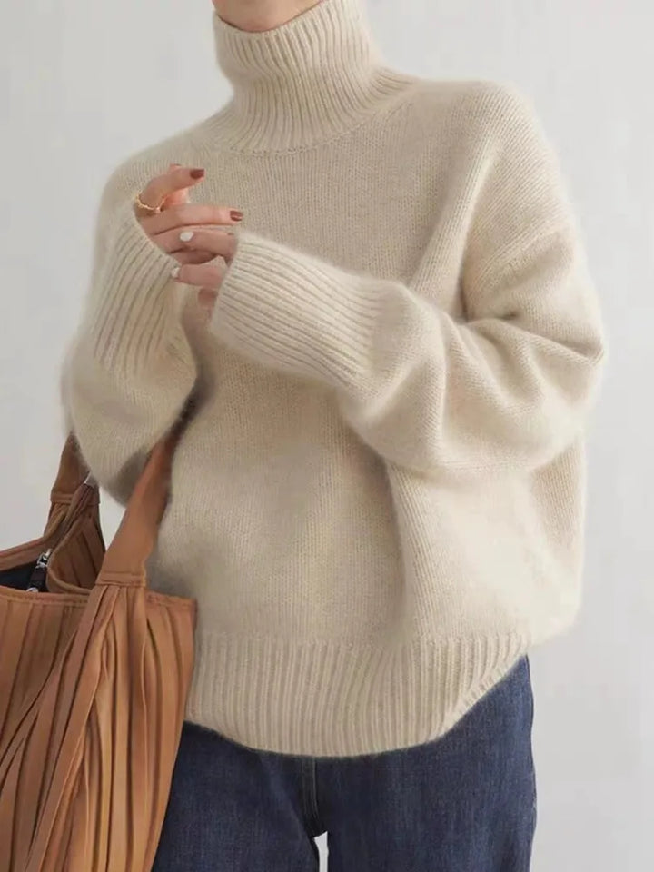 Irina | Rollkragenpullover aus Wolle