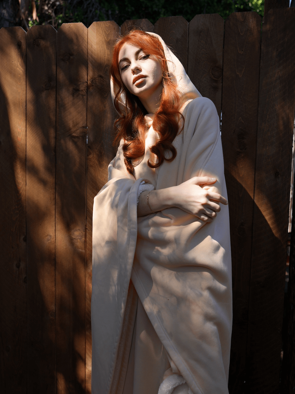 Sansan™ - Mantel Hoodie (beschwert)