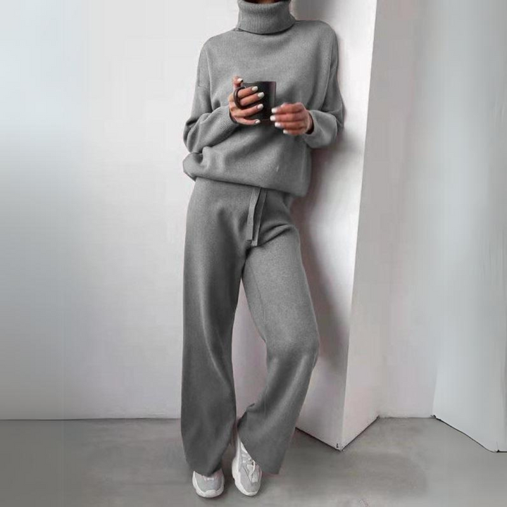 Carmel | 2-teiliges Set, Rollkragenpullover und lange Hose