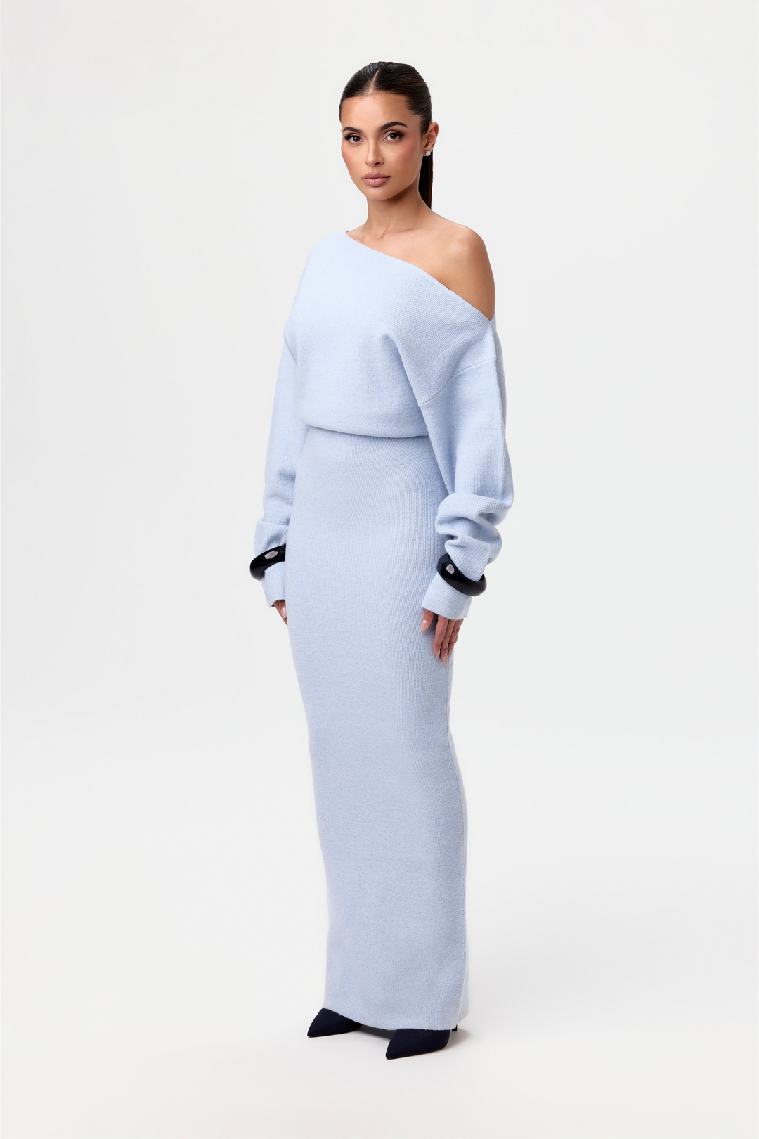 Belen Off Shoulder Pullover Kleid
