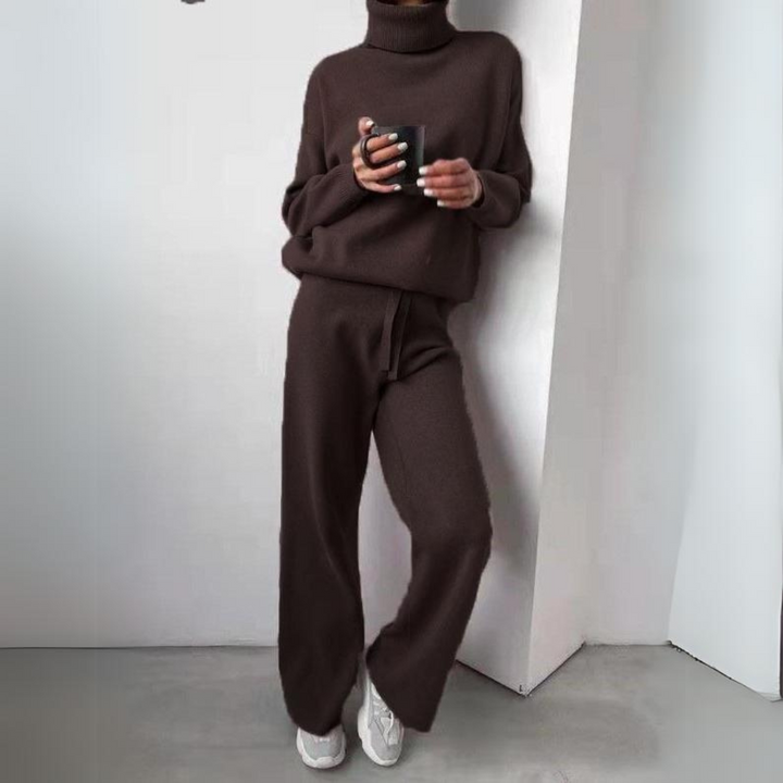 Carmel | 2-teiliges Set, Rollkragenpullover und lange Hose