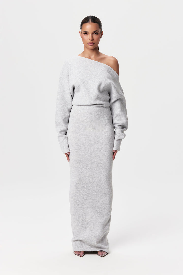 Belen Off Shoulder Pullover Kleid