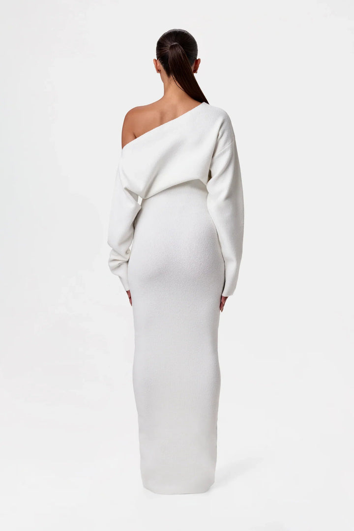 Belen Off Shoulder Pullover Kleid