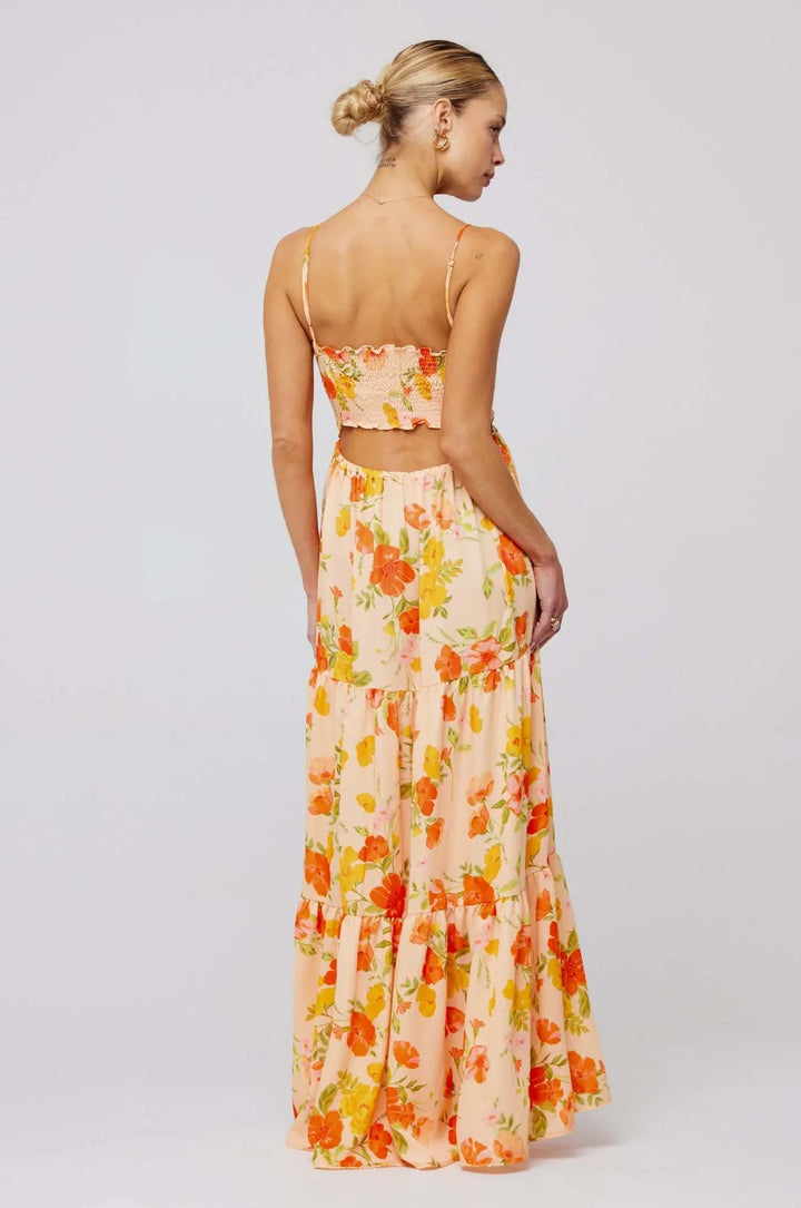 Queeni | Maxikleid mit Ausschnitt