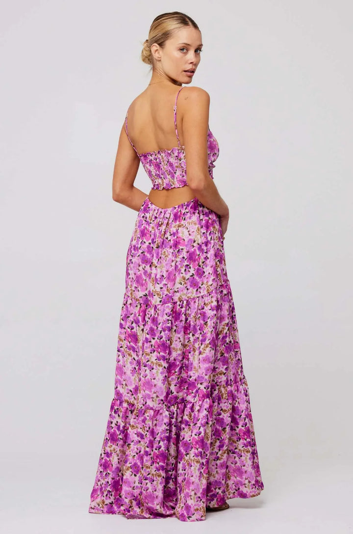 Queeni | Maxikleid mit Ausschnitt