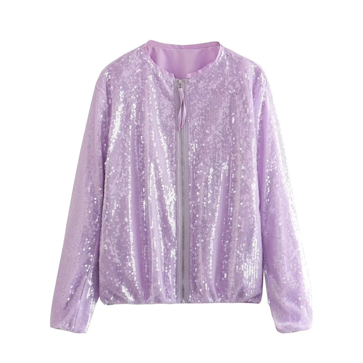 Jezza | Pailettes Bomberjacke