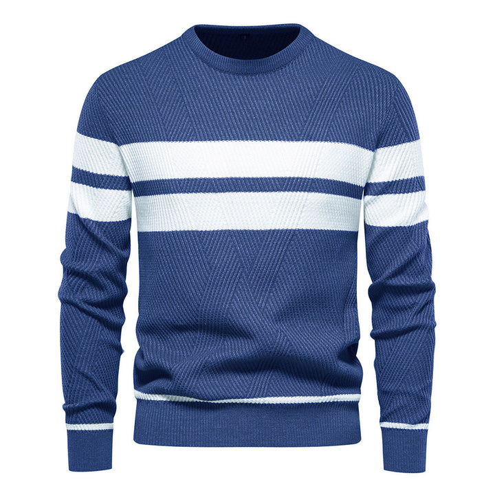 Ione | Gestreifter Pullover mit Rundhalsausschnitt
