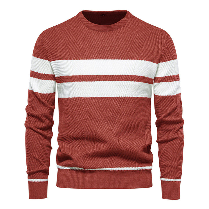 Ione | Gestreifter Pullover mit Rundhalsausschnitt
