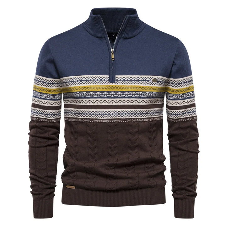 ALEJANDRO | WARMER WINTERPULLOVER MIT REISSVERSCHLUSS