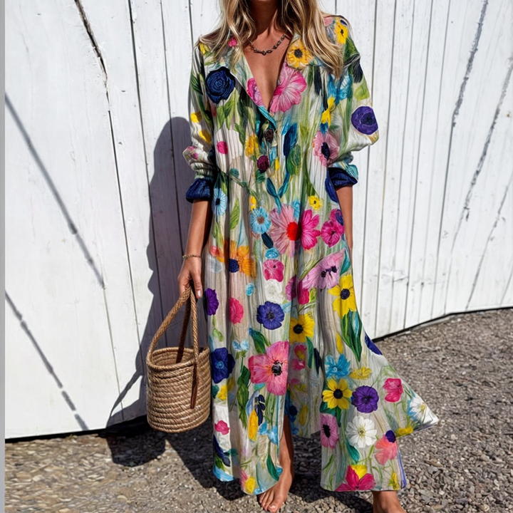 Veronica- Atmungsaktives Frühjahr/Sommer-Kleid