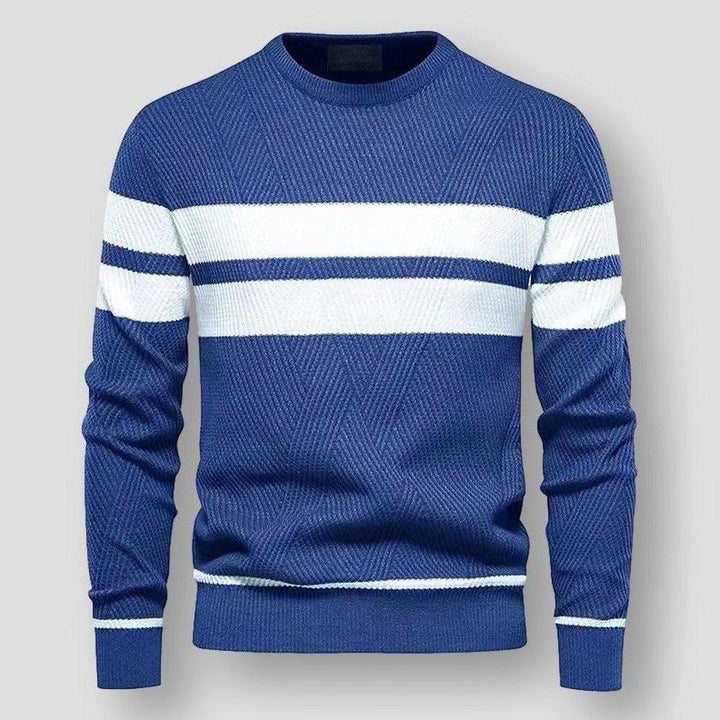 Kristian - Gestreifter Strickpullover