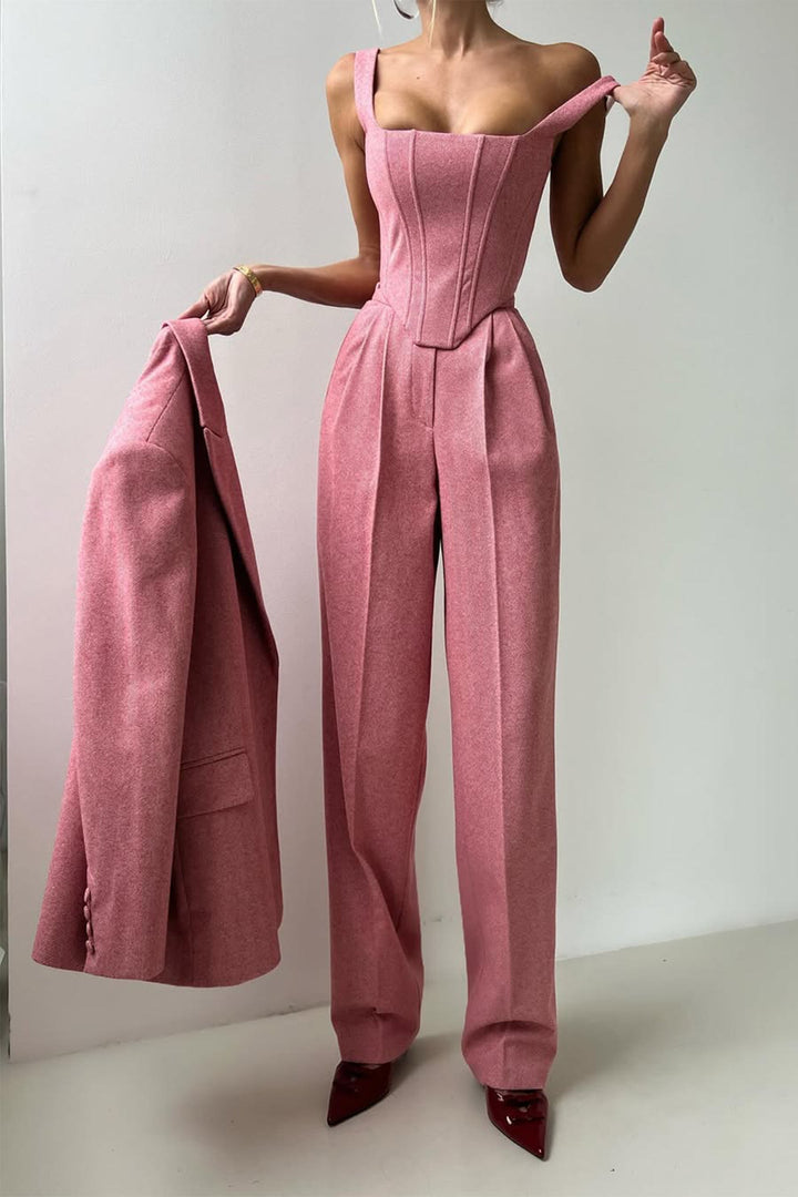 Amore™ - Dreiteiliges Set mit doppelreihigem Blazer