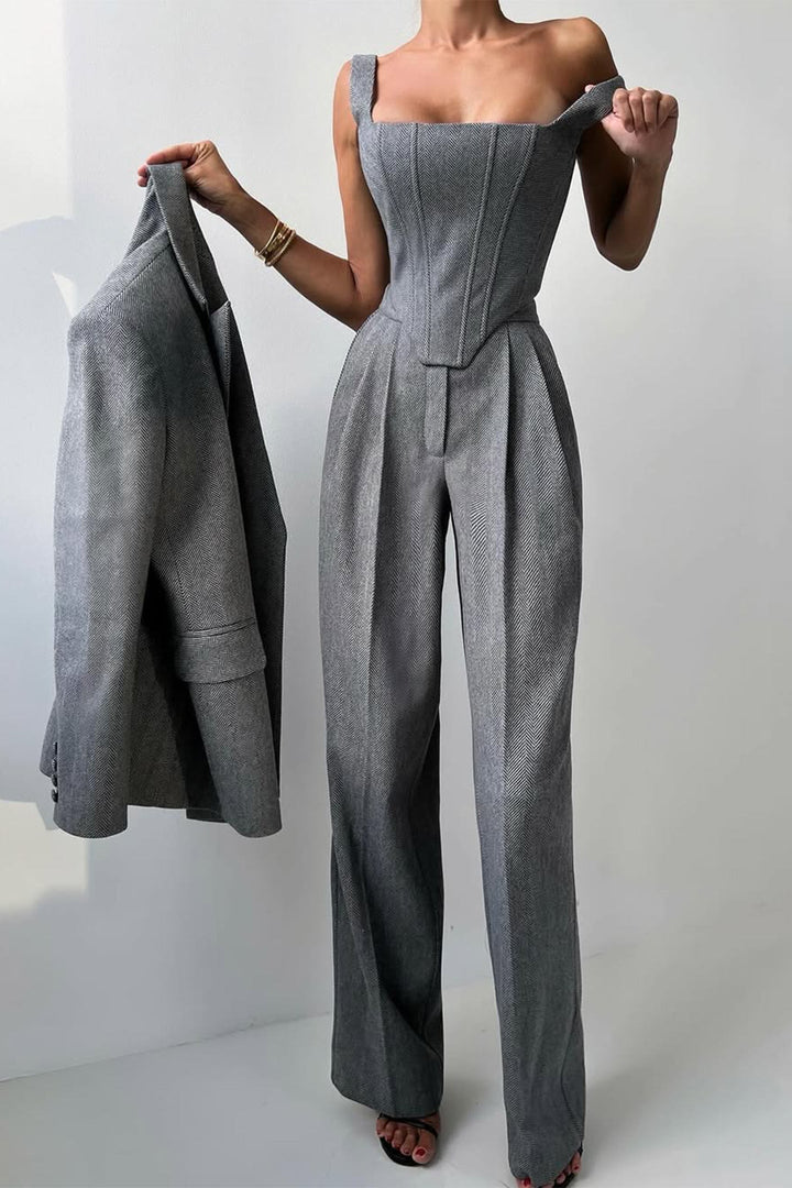Amore™ - Dreiteiliges Set mit doppelreihigem Blazer