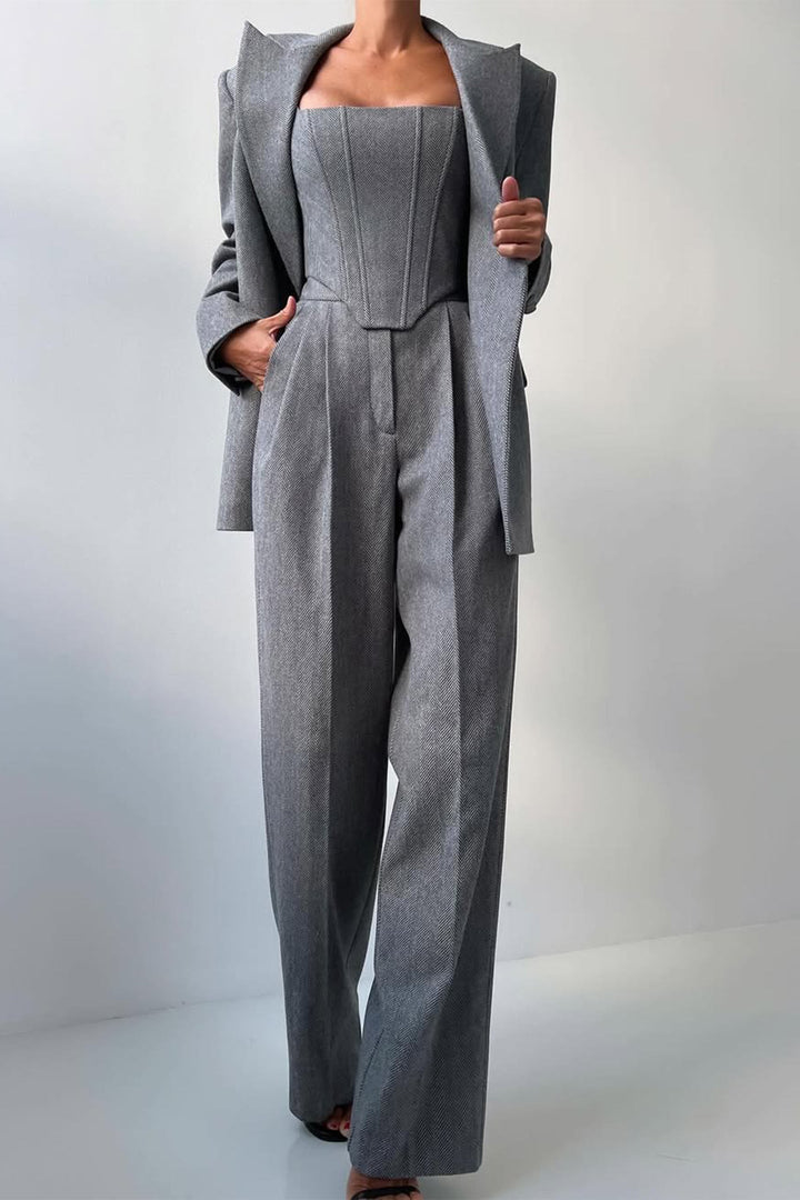 Amore™ - Dreiteiliges Set mit doppelreihigem Blazer