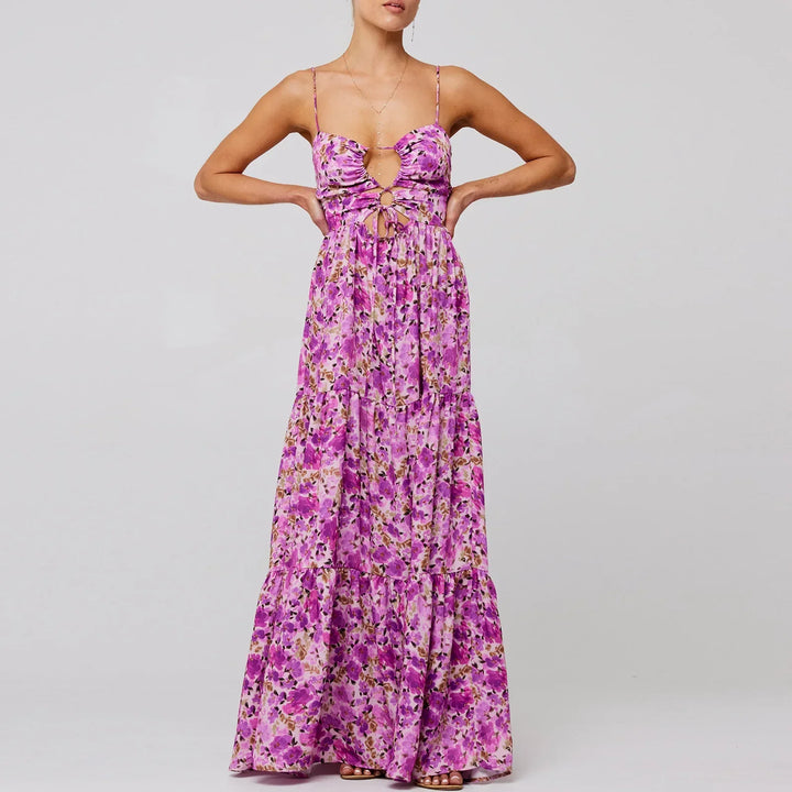 Queeni | Maxikleid mit Ausschnitt