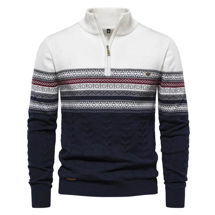 ALEJANDRO | WARMER WINTERPULLOVER MIT REISSVERSCHLUSS
